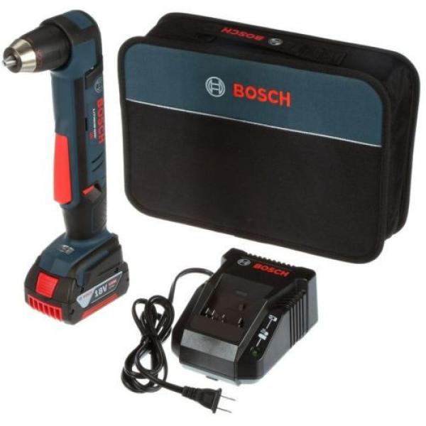 Cordless Right Angle Drill Variable Speed Keyless Chuck 18 Volt Lithium-Ion Kit #1 image