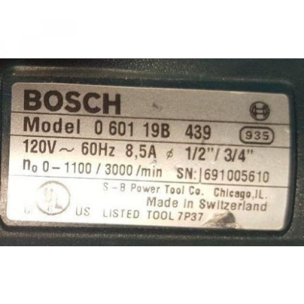 Bosch 0 601 19B 439 Corded Hammerdrill Drill 1/2&#034; 120V #3 image