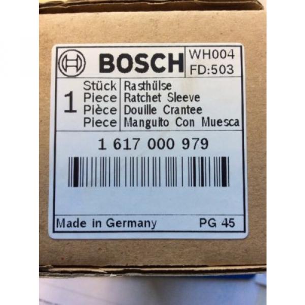 Genuine Bosch Ratchet Sleeve 1617000979 Spare Part Brand New Unused #3 image