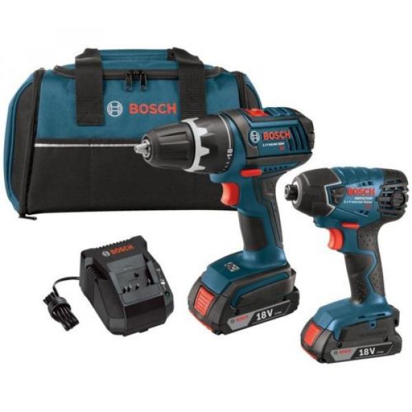 Compact Drill/Impact Driver Combo Kit Lithium Ion Cordless Lightweight Tool-Only #1 image