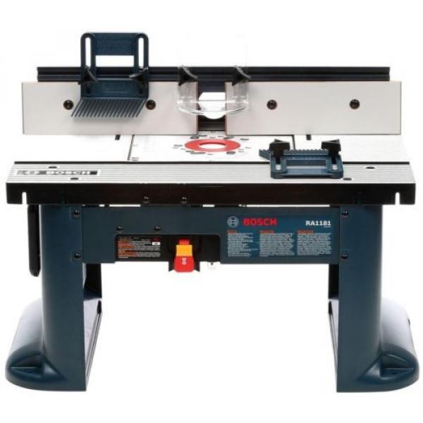 Router Table Benchtop Precision Bosch 15 Tool RA1181 New Amp Corded 27 Aluminum #2 image