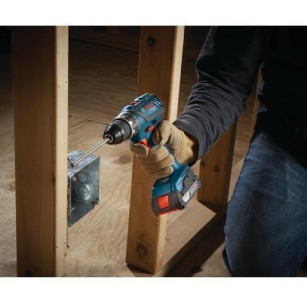 Drill Driver 18 Volt Lithium-Ion Cordless Electric Compact Variable Speed Kit #7 image