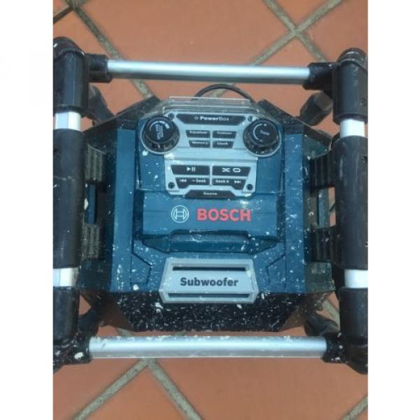 Bosch Job Site Powerbox Radio 360 Aux-In iPod/MP3 Built In Equalizer #1 image