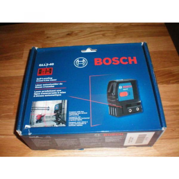 Bosch Cross-Line Laser GLL2-40 - SELF LEVELING- BRAND NEW- FACTORY SEALED #1 image