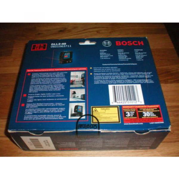Bosch Cross-Line Laser GLL2-40 - SELF LEVELING- BRAND NEW- FACTORY SEALED #2 image