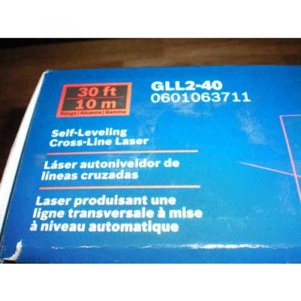 Bosch Cross-Line Laser GLL2-40 - SELF LEVELING- BRAND NEW- FACTORY SEALED #3 image