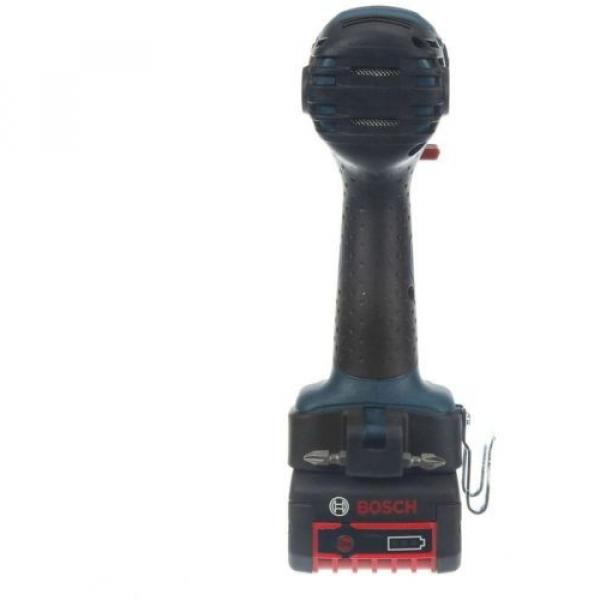 Bosch Li-Ion Impact Driver/Drill Cordless Power Tool Kit 1/4&#034; Hex 18V 25618-01 #4 image
