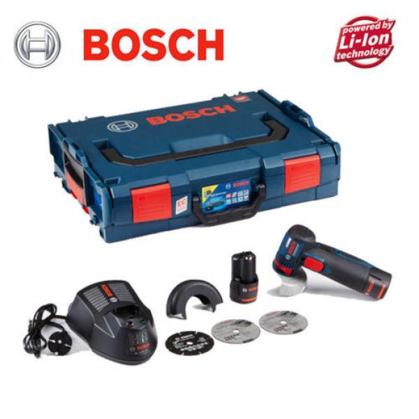 Bosch GWS 10.8-76 V-EC Professional Cordless 3&#034; Angle Grinder (2x2.0Ah) - Fedex #1 image