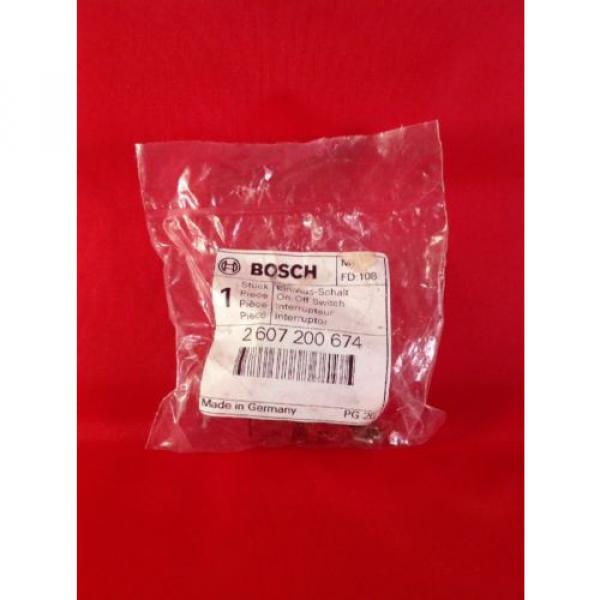 Bosch #2607200674 New Genuine OEM Switch #1 image