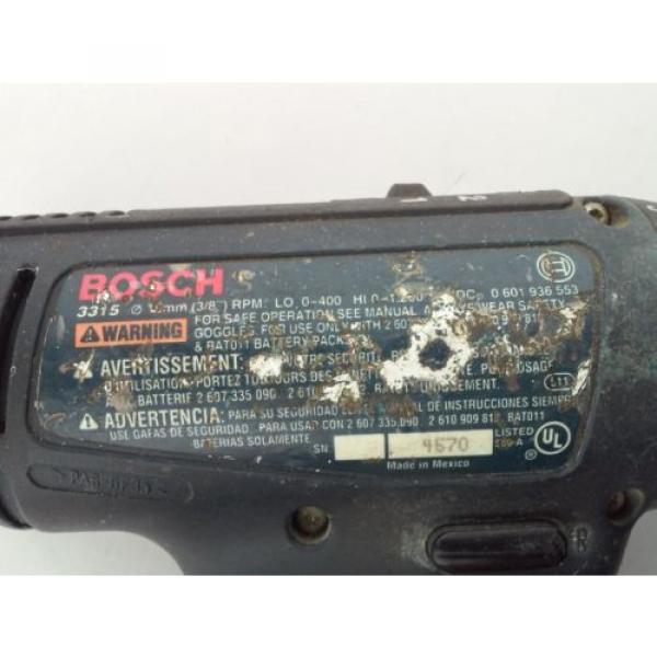 Bosch 3315 12V 3/8&#034; (10mm) Cordless Drill/ Driver Tool #4 image