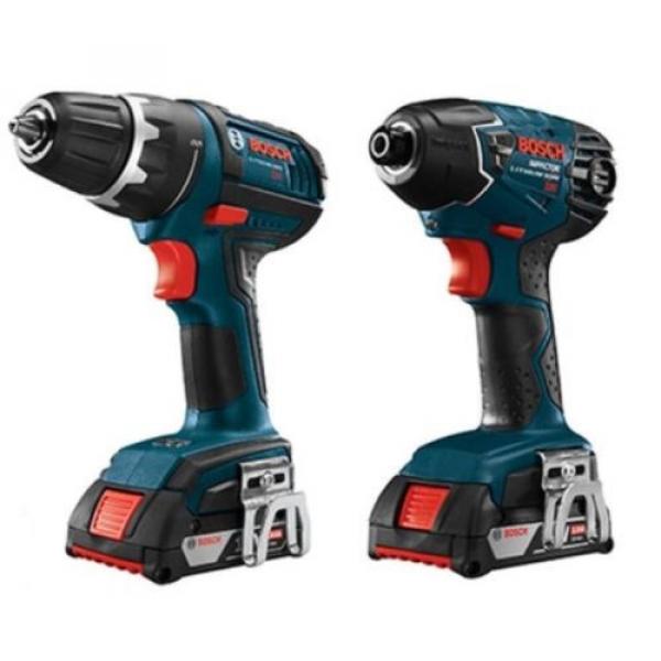 New Bosch,4-Tool,18 Volt, Lithium Ion,Cordless Combo Kit,Soft Case,Drill, Driver #2 image