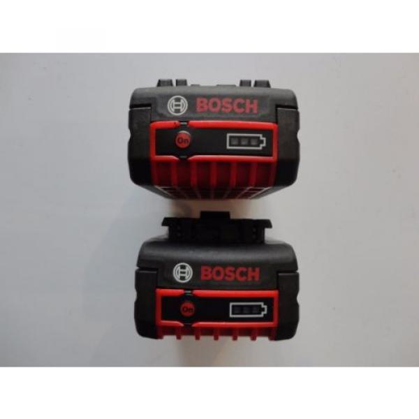 BOSCH BAT620 X 2 18V 18 Volt Lithium Ion 4.0 AH FatPack Battery #3 image