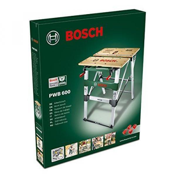 Mesa de trabajo Bricolage Bosch PWB 600 Con Mordazas de Sujección Aguante 200 Kg #1 image