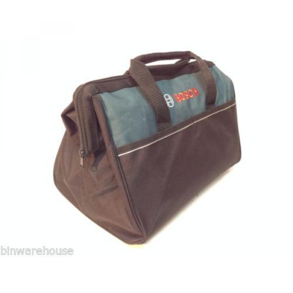 New 2 Bosch 16&#034; Canvas Carring Tool Bag  2610023279 18v Tools 2 Outside Pocket #3 image