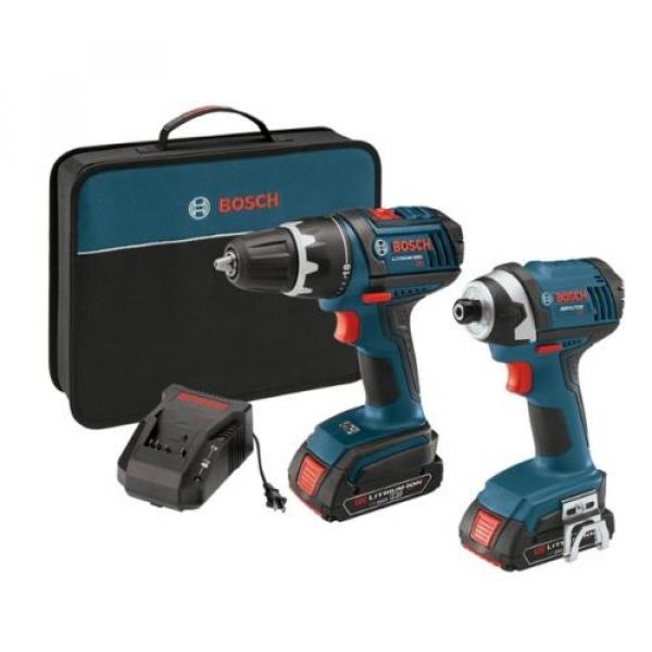 New 18-Volt Lithium-Ion 2-Tool Combo Kit with 1/2&#034; Compact Tough Drill/Driver #1 image