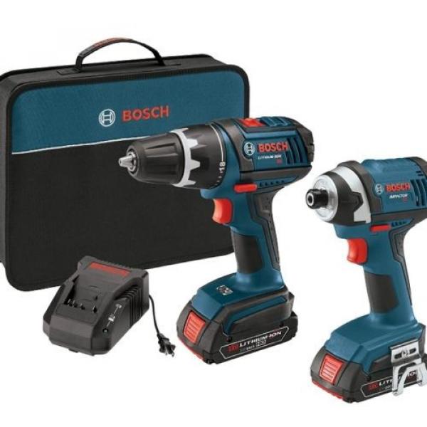 New 18-Volt Lithium-Ion 2-Tool Combo Kit with 1/2&#034; Compact Tough Drill/Driver #2 image