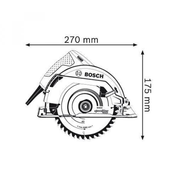 Bosch Professional Circular Saw, GKS 7000, 1100W, 5200rpm #2 image