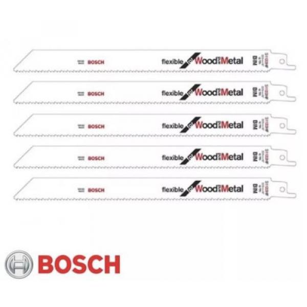 Bosch S1122HF reciprocating saw blades shark sabre wood metal recipro Pack of 5 #1 image