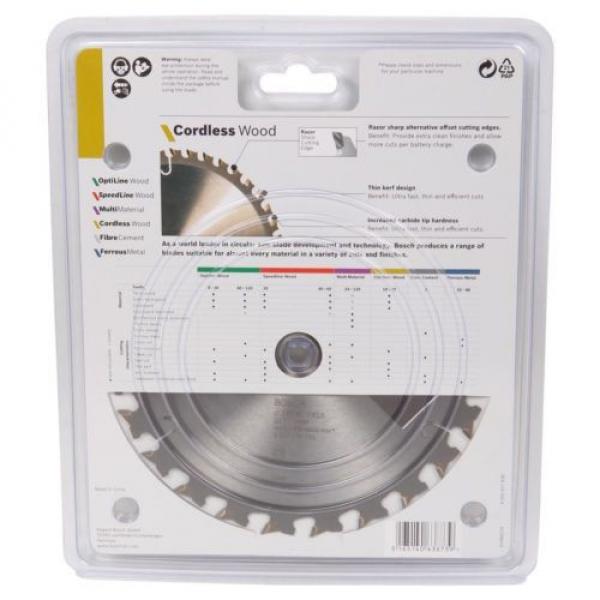 Bosch Cordless Wood Circular Saw Blades 165mm - 18T, 24T or 40T #5 image