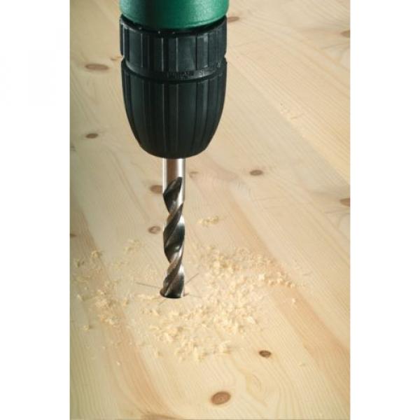 Bosch Wood Drill Bit Set 3/4/5/6/7/8/10 mm X-Pro Straight Shank Brad Point #3 image