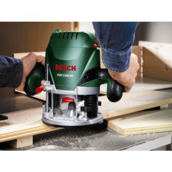 Bosch POF 1200 AE Router With Vacuum Adaptor and Clamping Lever, SDS System #3 image