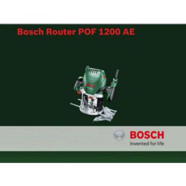 Bosch POF 1200 AE Router With Vacuum Adaptor and Clamping Lever, SDS System #6 image