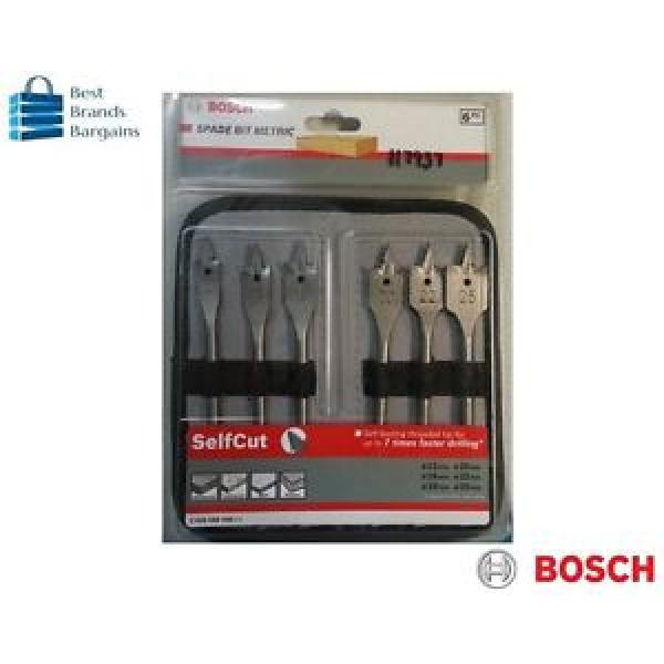 Bosch Flat Wood Drill Bit kit in Wallet. Imperial 13mm-25mm, 6 Piece, 2608588448 #1 image