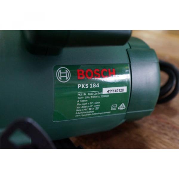 Bosch PKS184 1500 Watt Circular Power Saw 184mm 7 1/4&#034; Brand New Includes Blade #5 image