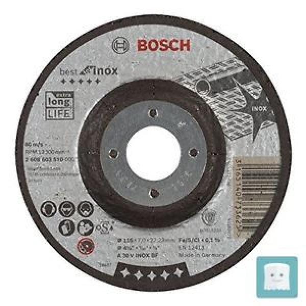 BOSCH 2 608 603 510 - DISCO ABRASIVO A STRATI BEST FOR INOX, A 30 V INOX BF 1... #1 image