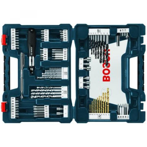 Home Repairs Drill and Drive Bit Power Tool Set Bosch With Box 91-Piece (MS4091) #1 image