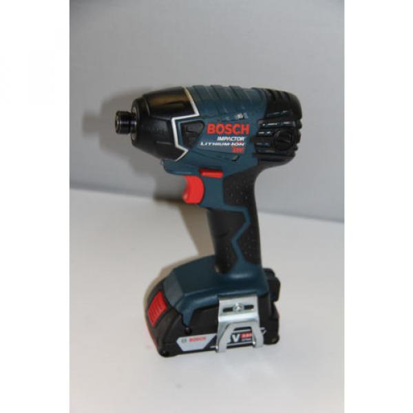 BOSCH 25618 18 LITHIUM-ION 1/4&#034; HEX IMPACT DRIVER + EXT. MUST SEE #2 image