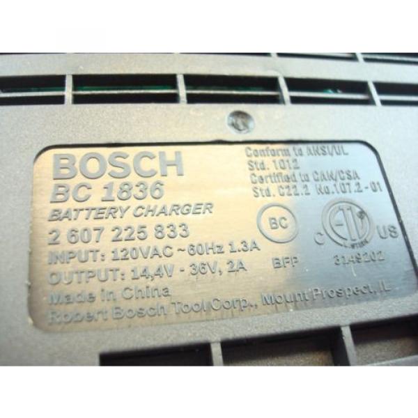 Bosch New 36V Litheon Lithium Ion Charger Replaces BC830 for BAT818 BAT836 18V + #7 image