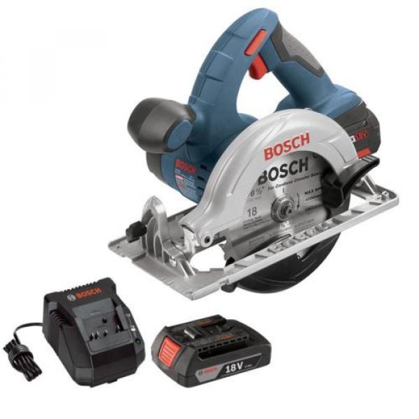 Bosch 18V 6.5&#034; Cordless Circular Saw + Battery &amp; Charger (Certified Refurbished) #1 image