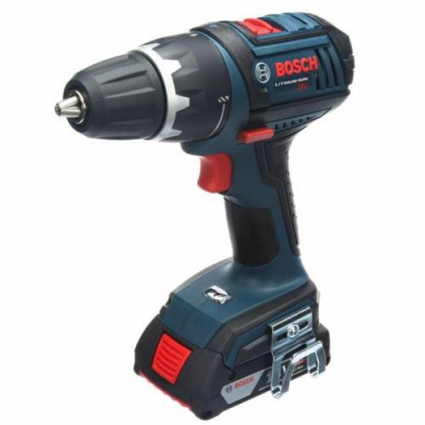 18 Volt Lithium-Ion Compact Cordless Hammer Driver Drill Tool Combo Kit (2-Tool) #2 image