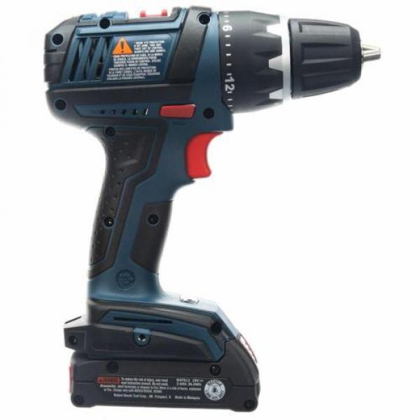 18 Volt Lithium-Ion Compact Cordless Hammer Driver Drill Tool Combo Kit (2-Tool) #4 image