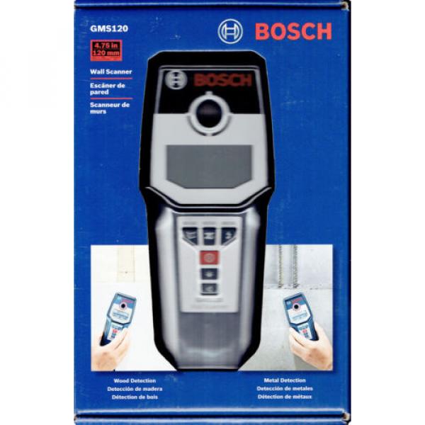 New Bosch GMS120 Multi-Mode Wall Scanner for Wood, Metal &amp; AC w/ Priority Mail #3 image