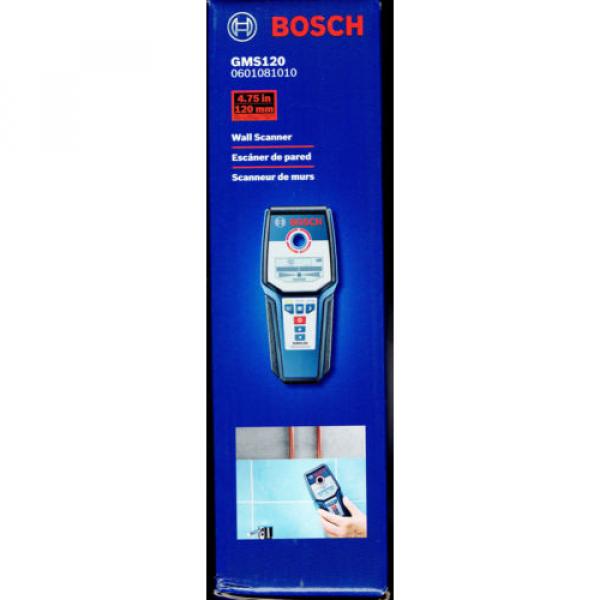 New Bosch GMS120 Multi-Mode Wall Scanner for Wood, Metal &amp; AC w/ Priority Mail #5 image