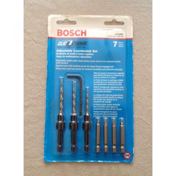 Bosch Clic Change 7 Pc Countersink Set - Part CC2460 #1 image