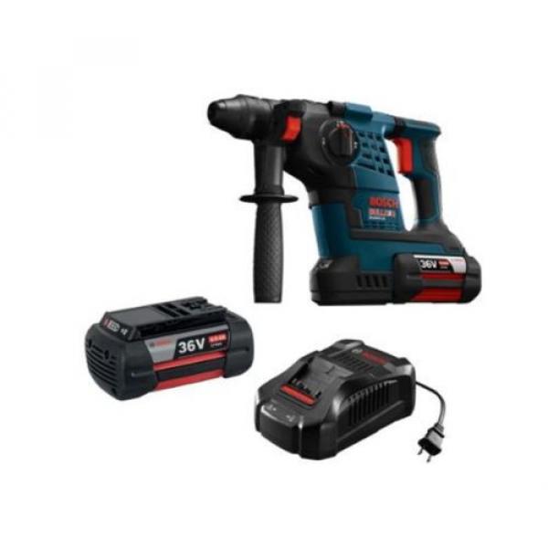 36-Volt Lithium-Ion 1-1/8 in. Cordless Rotary Hammer Drill Hand Tool Blue + Case #2 image