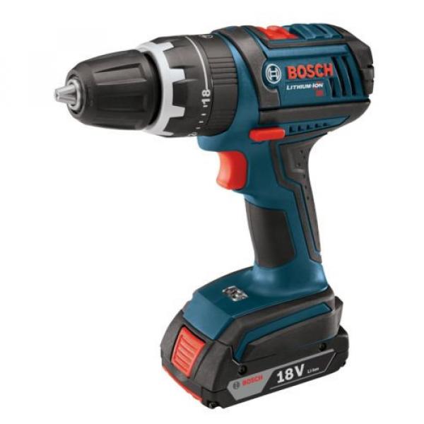 Bosch Cordless Electricl Kit 18V Lithium Ion 2-Batteries Charger Drill HDS181-02 #2 image