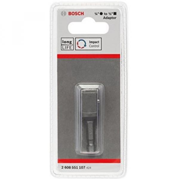 Bosch 2608551107 1/4-Inch Hex to 1/2-Inch Square Adapter Brand NEW FREE Shipping #2 image