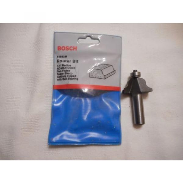 &#034;BOSCH&#034; # 85592M ROMAN OGEE 1/4&#034; RADIUS 1/2&#034; SHANK ROUTER BIT (PRE-OWNED) #1 image