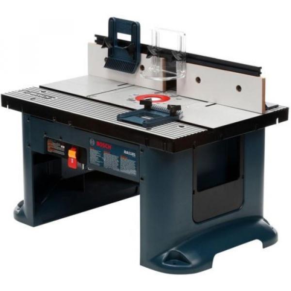Router Table Benchtop Precision Bosch 15 Tool RA1181 New Amp Corded 27 Aluminum #3 image