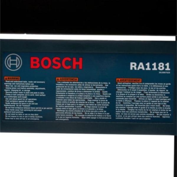 Router Table Benchtop Precision Bosch 15 Tool RA1181 New Amp Corded 27 Aluminum #6 image