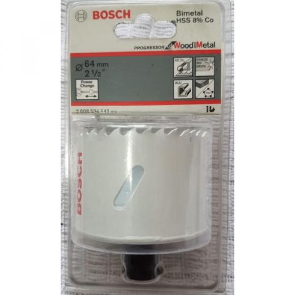 Bosch Progressor holesaw 64 mm. 2 1/2&#034; 2608584642 #1 image