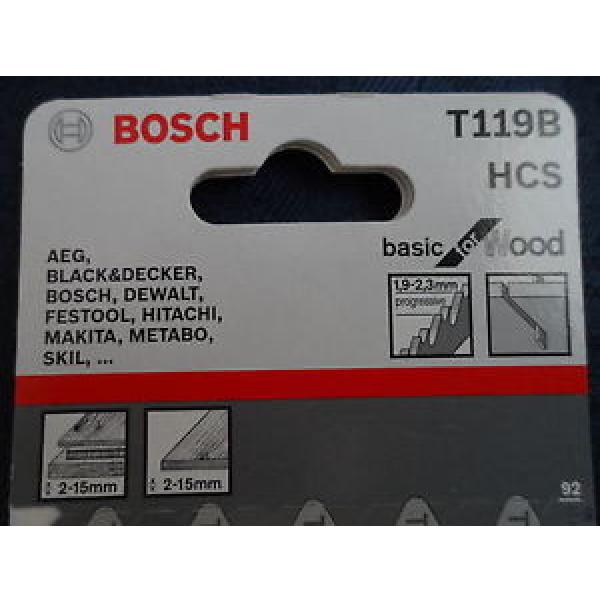 Bosch Jigsaw blade T119b clean cut 5 blades wood progressive pitch 1.9-2.3mm #1 image