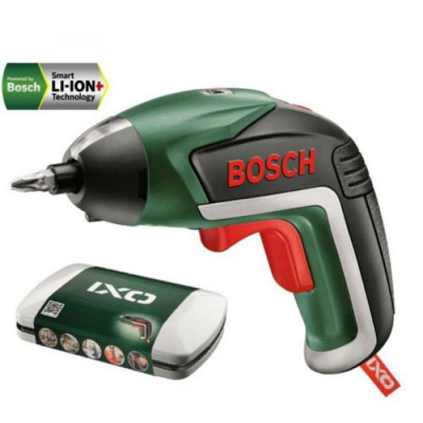 New Bosch IXO V Cordless Screwdriver Lithium-ion Battery 10 different bits #1 image
