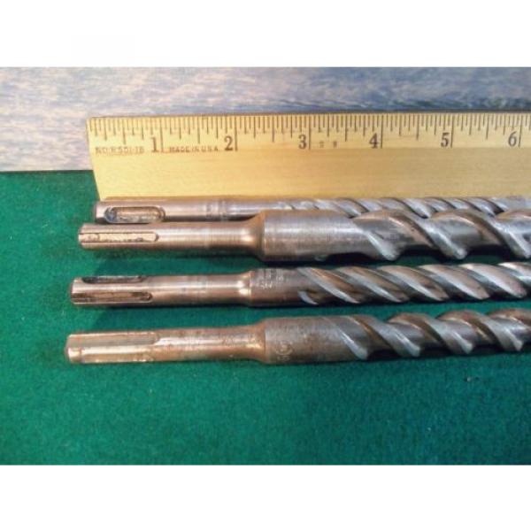 LOT OF 4 BOSCH SDS PLUS DRILL BITS 3/8&#034;, 3/4&#034;, 1/2&#034;, 5/8&#034; MADE IN GERMANY #2 image