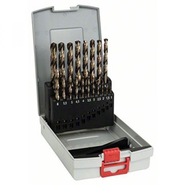 Bosch 2608587014 HSS-CO Metal Drill Bit Cassettes1-10 mm (pack of 19) 19-... NEW #1 image