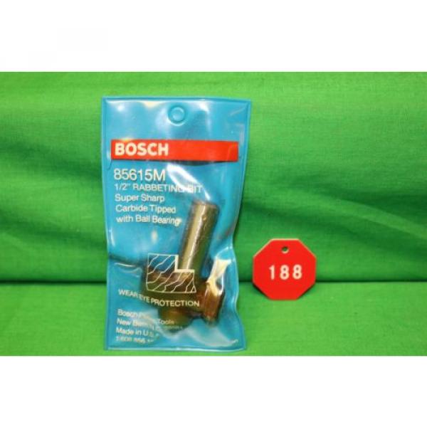 BOSCH-85615M 1/2 In. x 1/2 In. Carbide Tipped Rabbeting Bit NEW #1 image